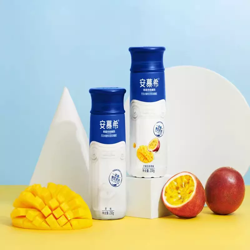 安慕希高端酸奶芒果百香果口味230g*10瓶礼盒装 21.94元 - 86线报