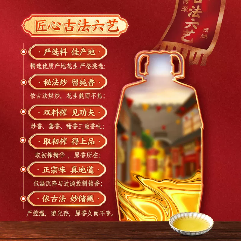 胡姬花特香型花生油900ml一级 14.9元 - 86线报