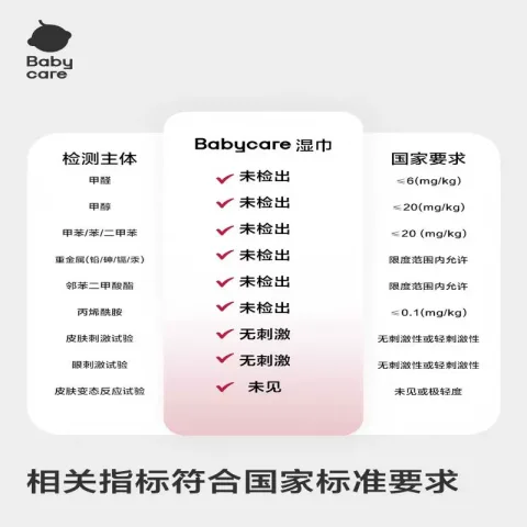 babycare 湿巾婴儿手口专用宝宝新生儿童湿纸巾大包装80抽*3包 38.6元 图片 2