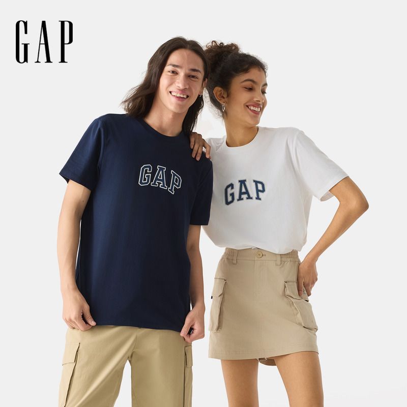 Gap纯棉刺绣字母logo男士短袖T恤 33.09元 - 线报酷