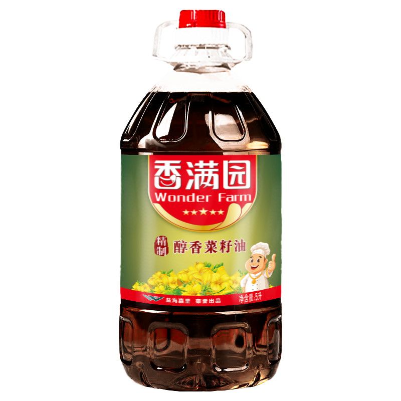 香满园精制醇香菜籽油5L 38.08元 - 线报酷