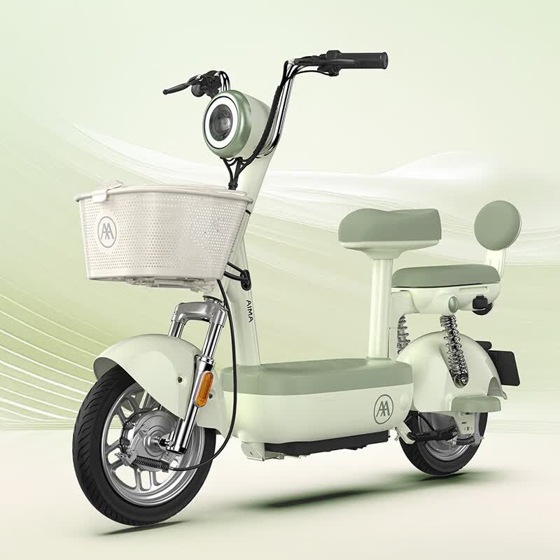 爱玛电动自行车欢乐豆48V22AH石墨烯电池75km续航 1599元 - 86线报