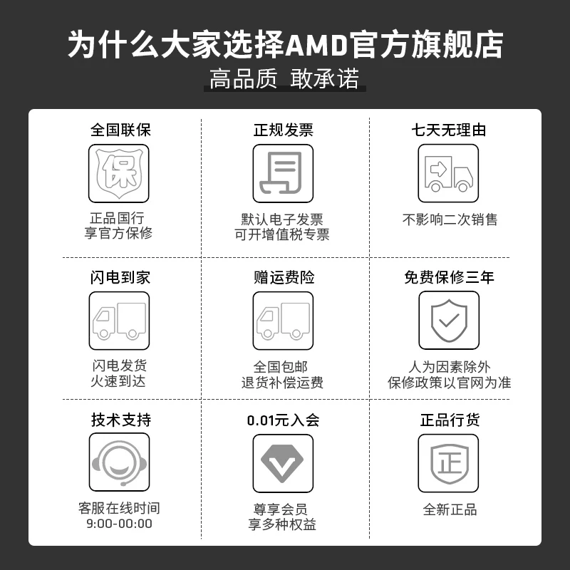 AMD锐龙系列R5-5600X CPU处理器6核12线程3.7GHz 979元 - 86线报