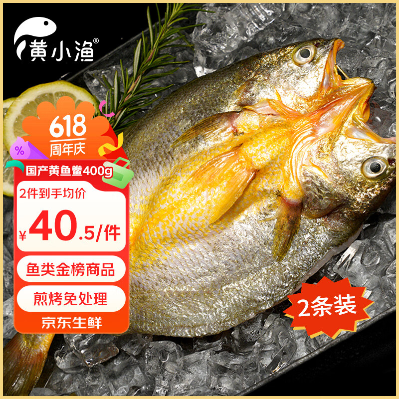 黄小渔宁德黄鱼鲞400g/2条 19.9元 - 86线报