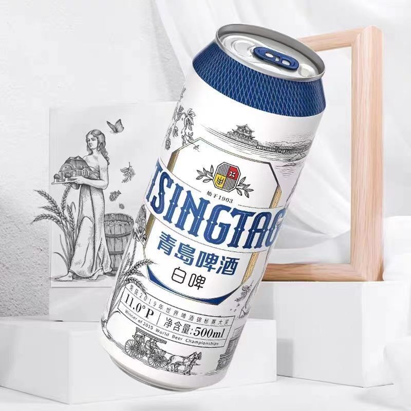 青岛啤酒白啤500ml*6罐装 25.9元 - 线报酷