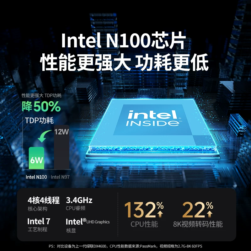 绿联DXP4800四盘位私有云NAS存储Intel N100 8GB 2113.3元 - 86线报