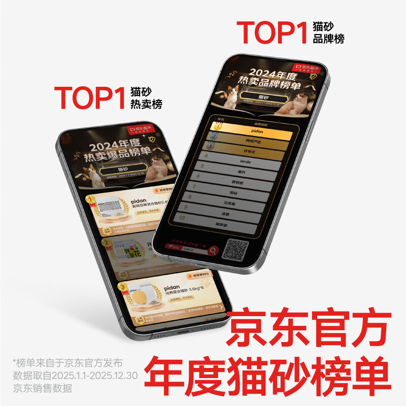 pidan 彼诞 豆腐膨润土混合猫砂 2.4kg*4包 券后51.9元 - 86线报