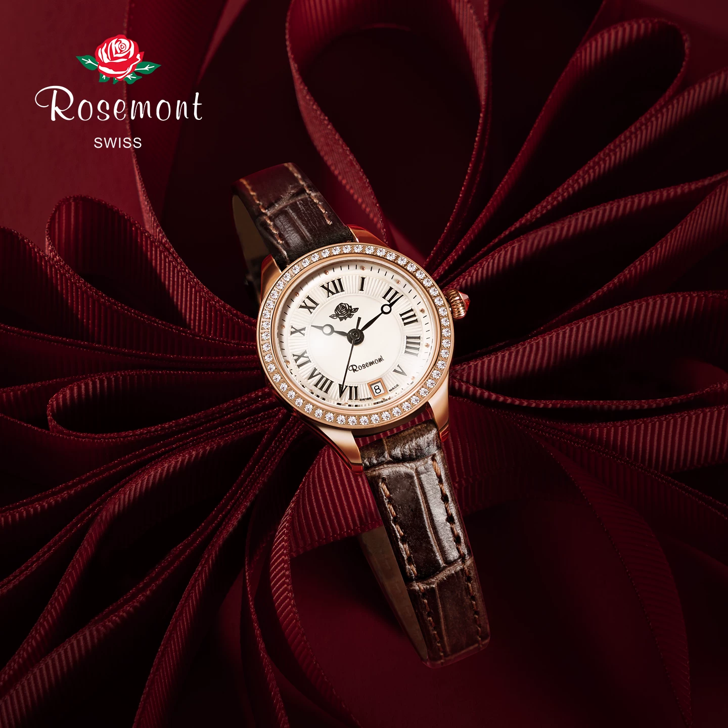 Rosemont女士腕表RS72-03-BK经典黑色 2450元 - 86线报 Rosemont女士腕表RS72-03-BK经典黑色 2450元 - 86线报