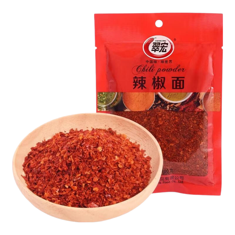 翠宏四川特产干粗型辣椒面100g×2袋 4.4元 - 86线报
