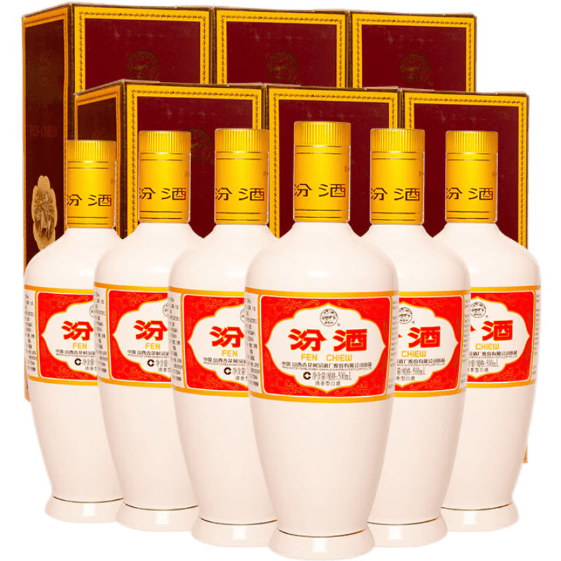 汾酒出口白瓷牧童盒装清香型53度500ml*6瓶整箱 359元 - 86线报