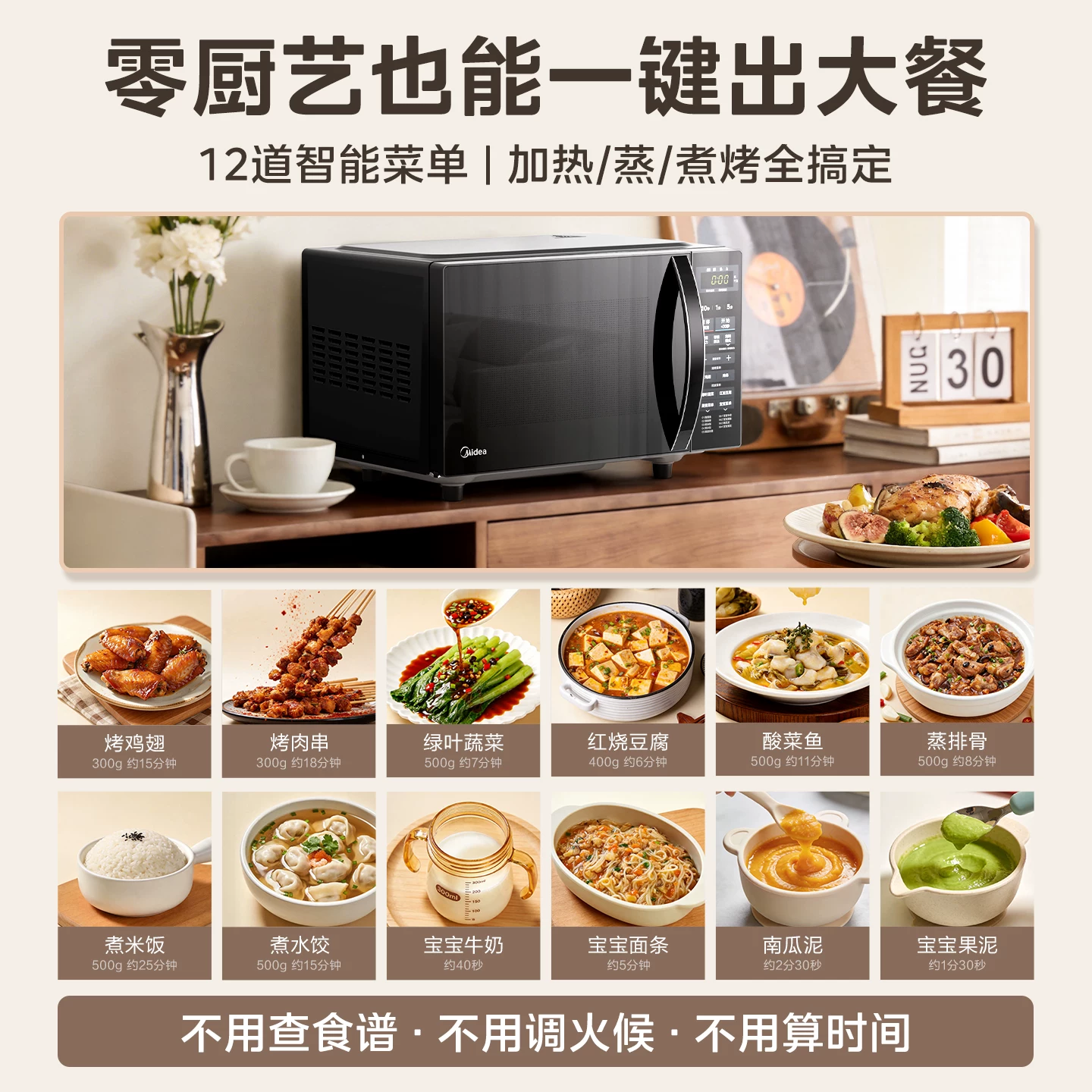 美的M1-L201B微波炉微蒸烤一体机 363.41元 - 86线报