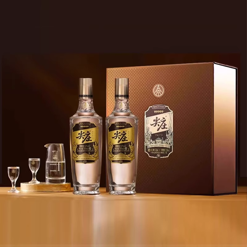 尖庄 52%vol 浓香型白酒 瓶 礼盒装 500ml*4瓶 183.95元 - 86线报
