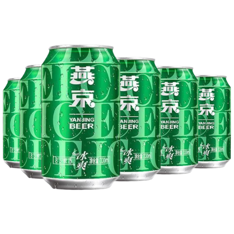 燕京啤酒8度冰爽啤酒330ml*6罐 5.9元 - 86线报