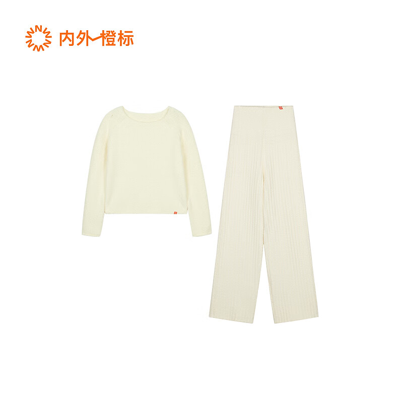 内外橙标千层绒圆领高领睡衣家居服套装可外穿保暖半边绒抗菌女士暖宫款-雪梨 98元 - 86线报 内外橙标千层绒圆领高领睡衣家居服套装可外穿保暖半边绒抗菌女士暖宫款-雪梨 98元 - 86线报