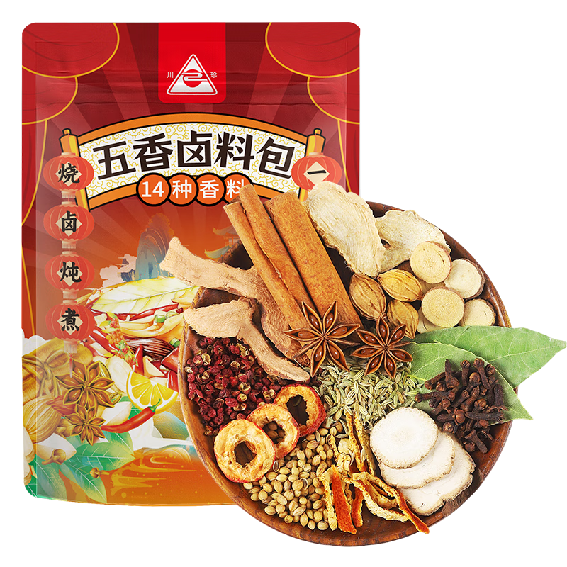川珍五香卤料包15g×10家用调味料 5.9元 - 86线报