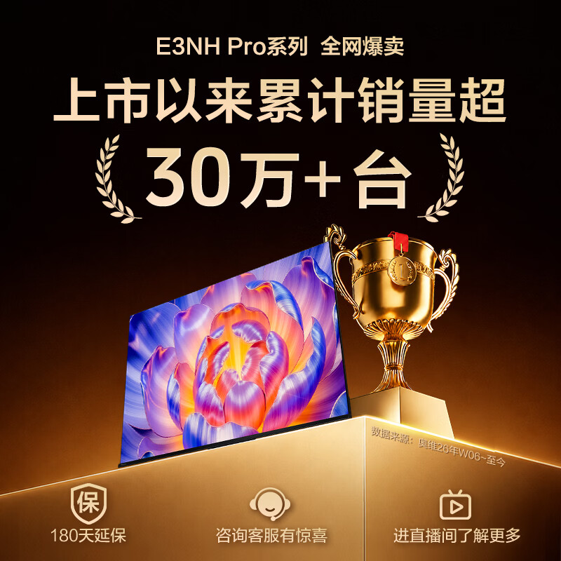 海信55E3NH-PRO液晶电视55英寸4K 1416.94元 - 86线报