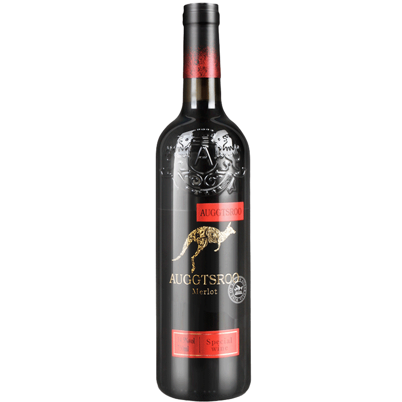 掘金袋鼠澳洲进口干红葡萄酒14.5度750ml 15元 - 86线报