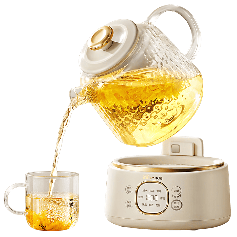 小熊YSH-J10D1全玻璃养生壶1L轻音炖煮 98.51元 - 86线报