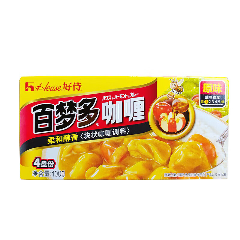 好侍百梦多咖喱原味100g 7.65元 - 86线报
