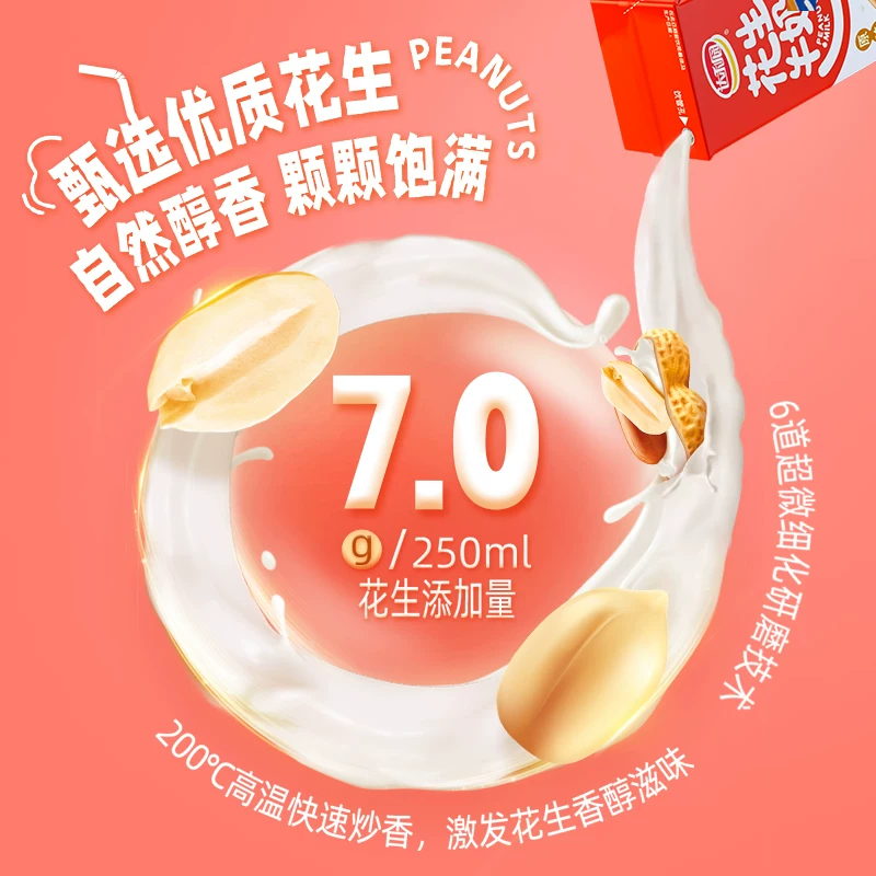 达利园花生牛奶原味250ml*6盒+核桃味250ml*5盒 17.42元 - 86线报