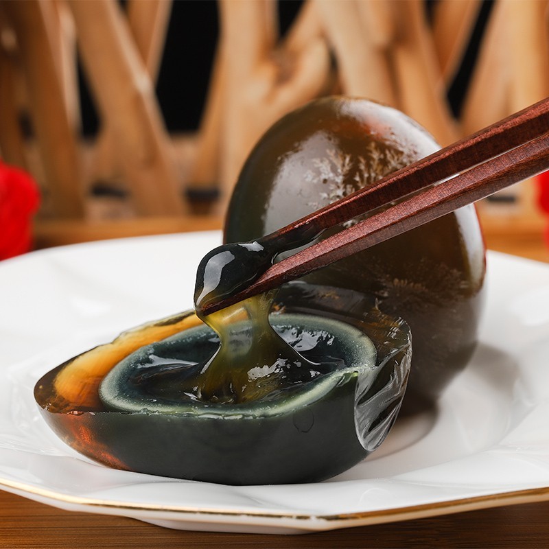 鄱湖鸭舍无铅工艺松花皮蛋特大鄱阳湖溏心变蛋鸭蛋皮蛋松花蛋特大65-75克*10枚 11.9元 - 线报酷