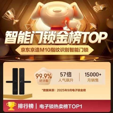 京东京造 M10 智能门锁 268.08元 图片 2