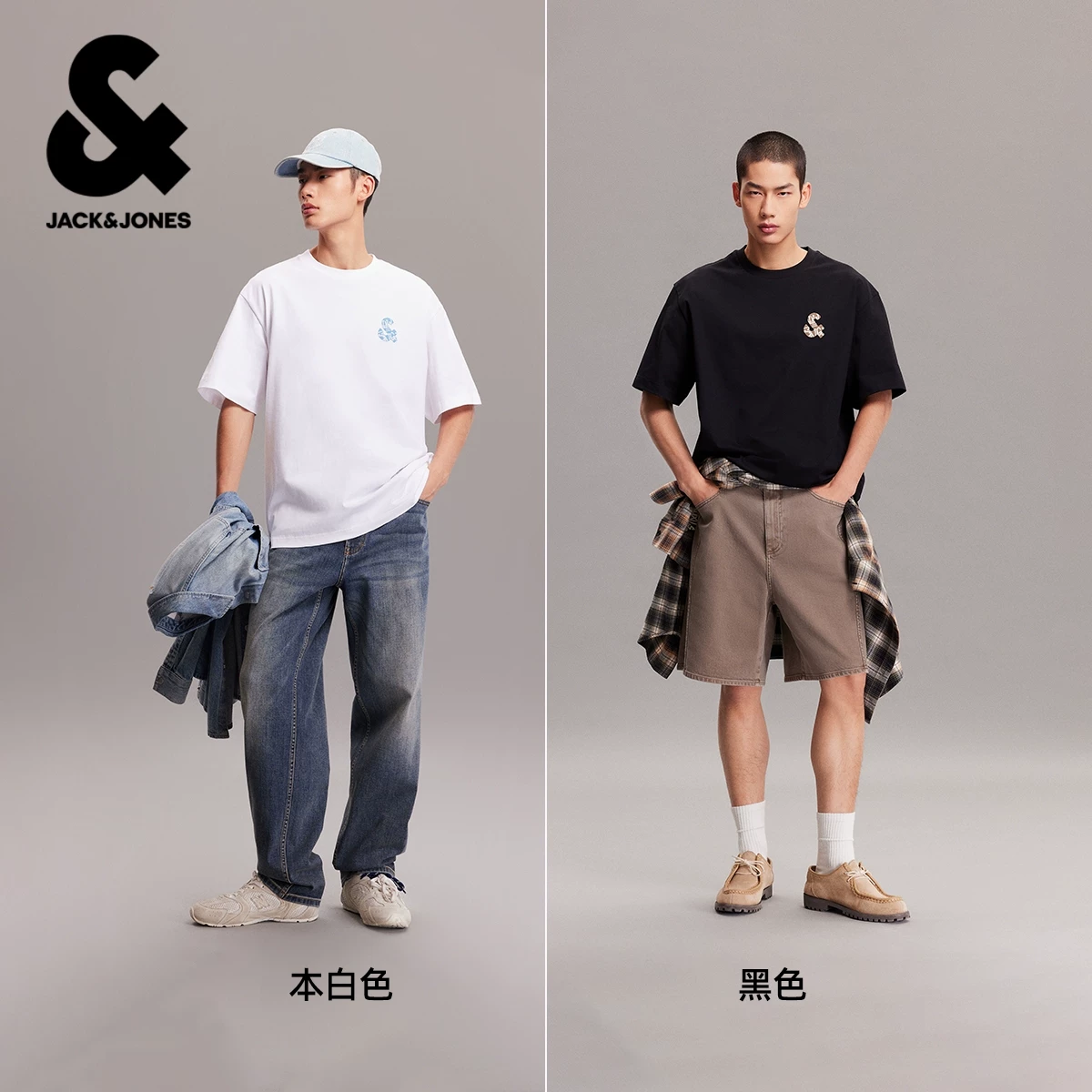 杰克琼斯纯棉刺绣圆领短袖T恤 100.8元 - 86线报
