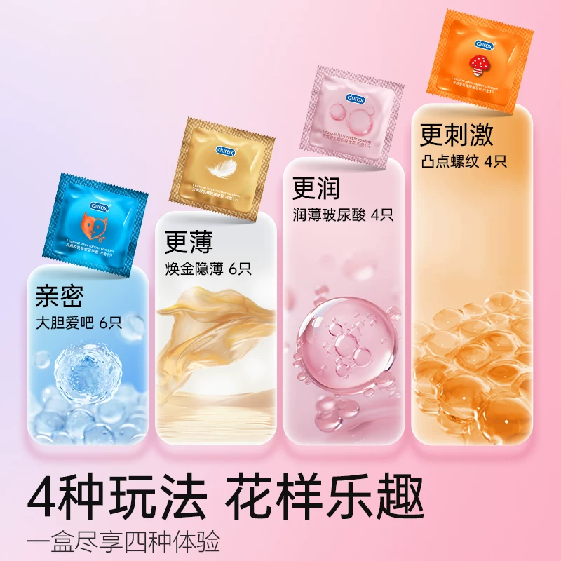 杜蕾斯水润莓莓三合一安全套组合装14只水润4只+大胆爱8只+草莓2只 39.9元 - 86线报