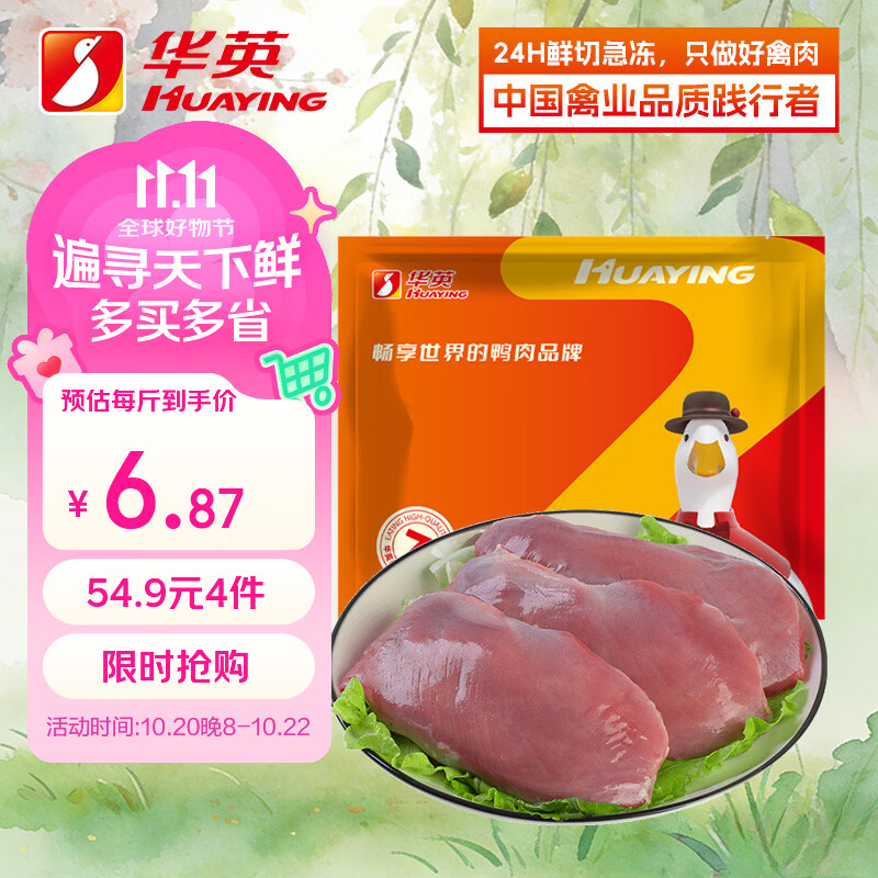 华英精切去皮鸭胸肉2斤 13.73元 - 线报酷
