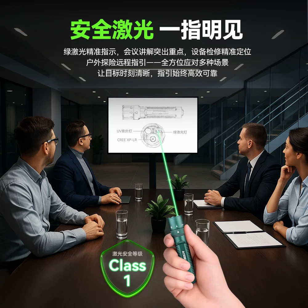 ACEBEAM手电筒2025新款强光充电LED超亮紫光EDC家用户外工作灯 189元 - 86线报