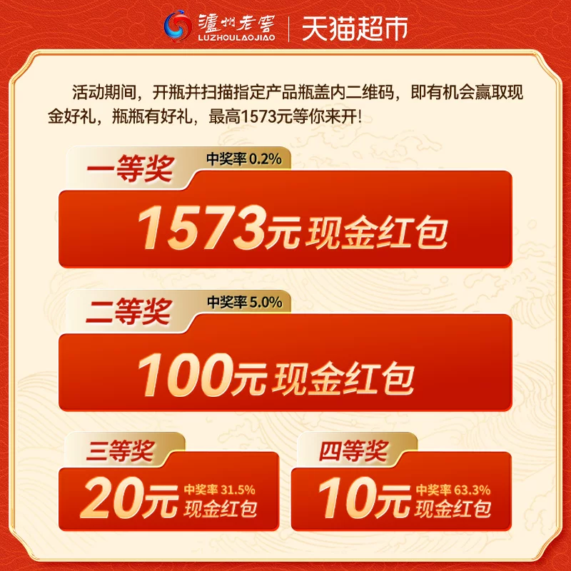 泸州老窖国窖1573经典浓香型白酒38度516ml*2瓶礼盒 1308元 - 86线报 泸州老窖国窖1573经典浓香型白酒38度516ml*2瓶礼盒 1308元 - 86线报
