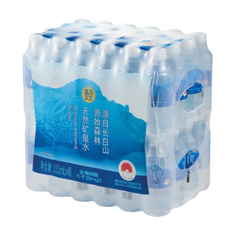 盒马MAX长白山天然矿泉水350ml*48瓶 33.94元 - 86线报