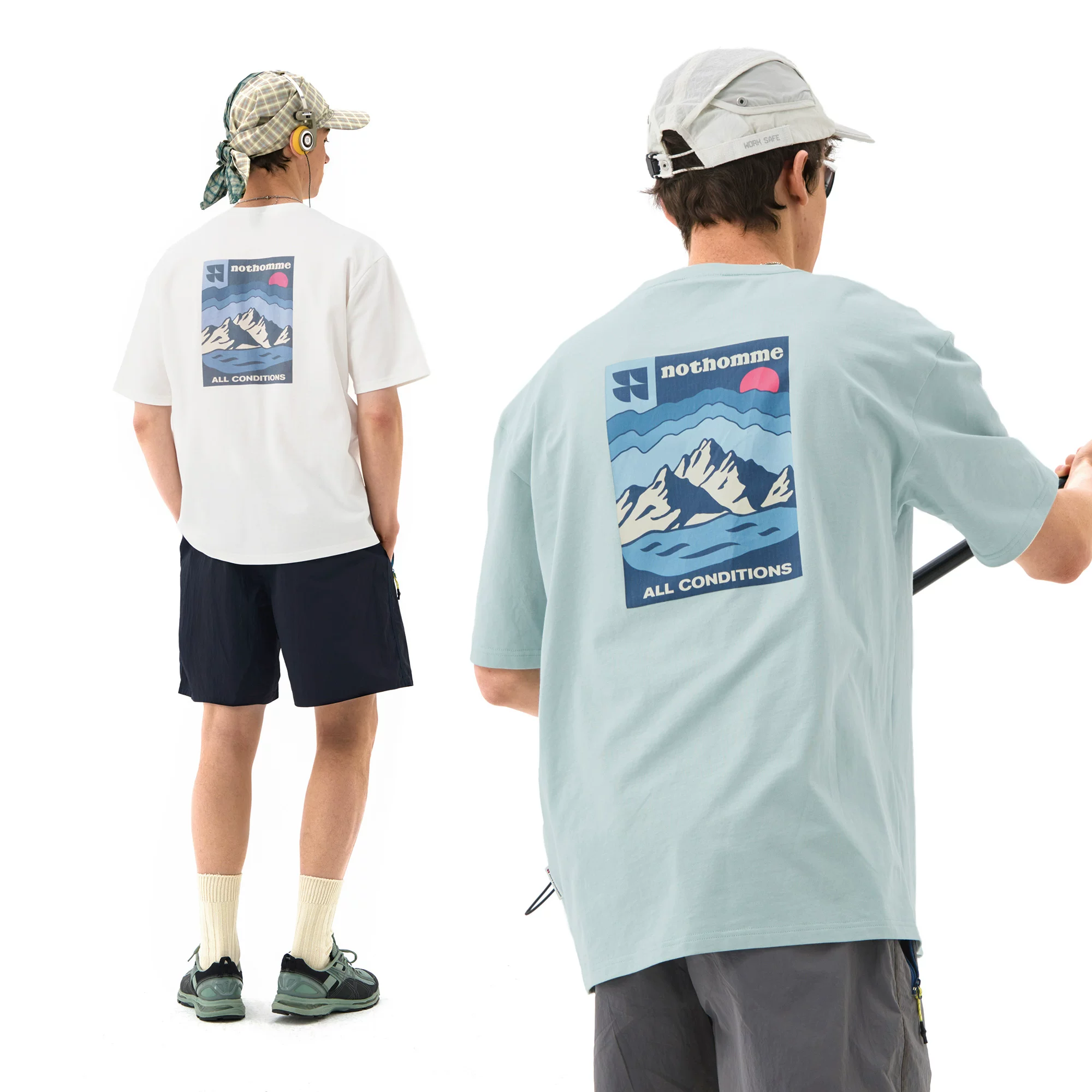 NOTHOMME酷感随行COOLMAX山系户外男士短袖T恤吸湿透气印花宽松 139元 - 86线报 NOTHOMME酷感随行COOLMAX山系户外男士短袖T恤吸湿透气印花宽松 139元 - 86线报