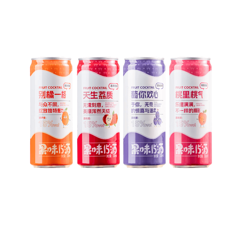 圣乔治庄园果味烈酒预调鸡尾酒15度330ml 0.98元 - 线报酷