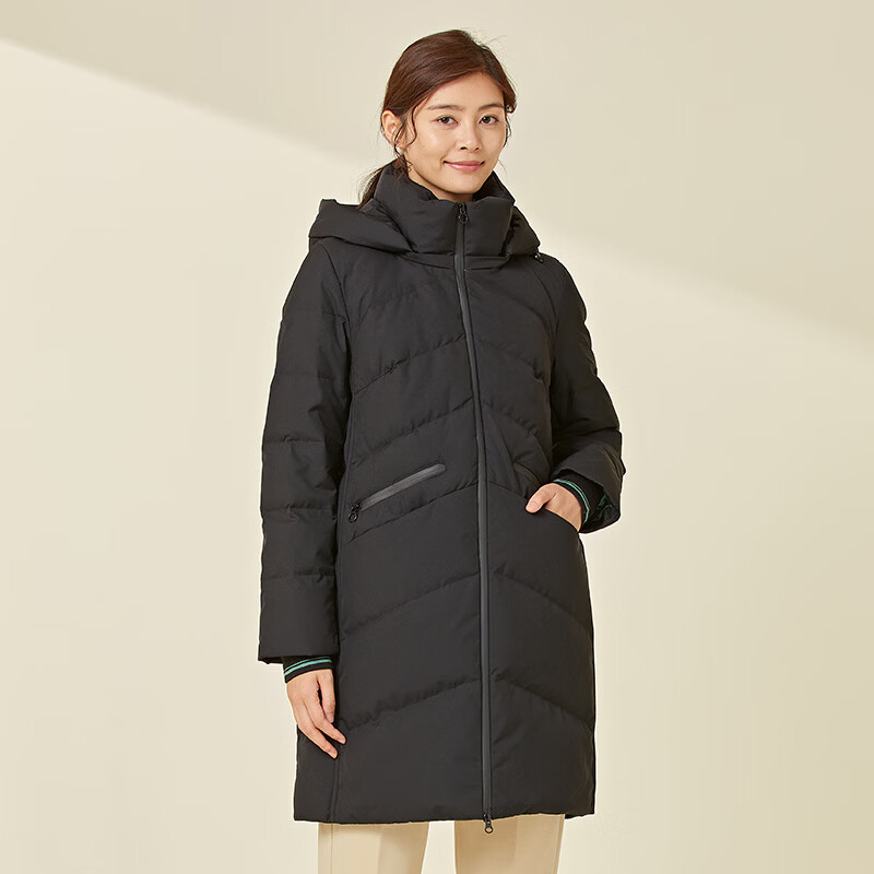 千仞岗反季高充绒650+蓬90绒鸭绒长款羽绒服 99元 - 86线报