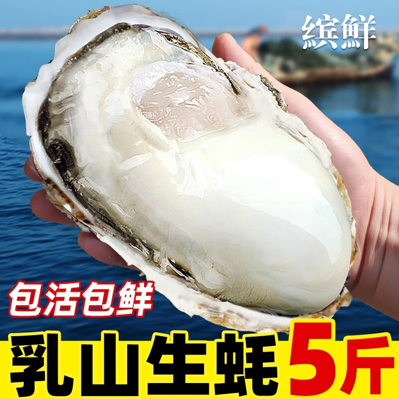 缤鲜特大现捕生蚝4XL5斤 39.6元 - 86线报