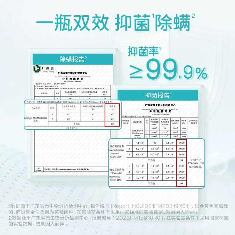 WICKLE婴幼儿抑菌酵素洗衣液1L 43.48元 - 线报酷