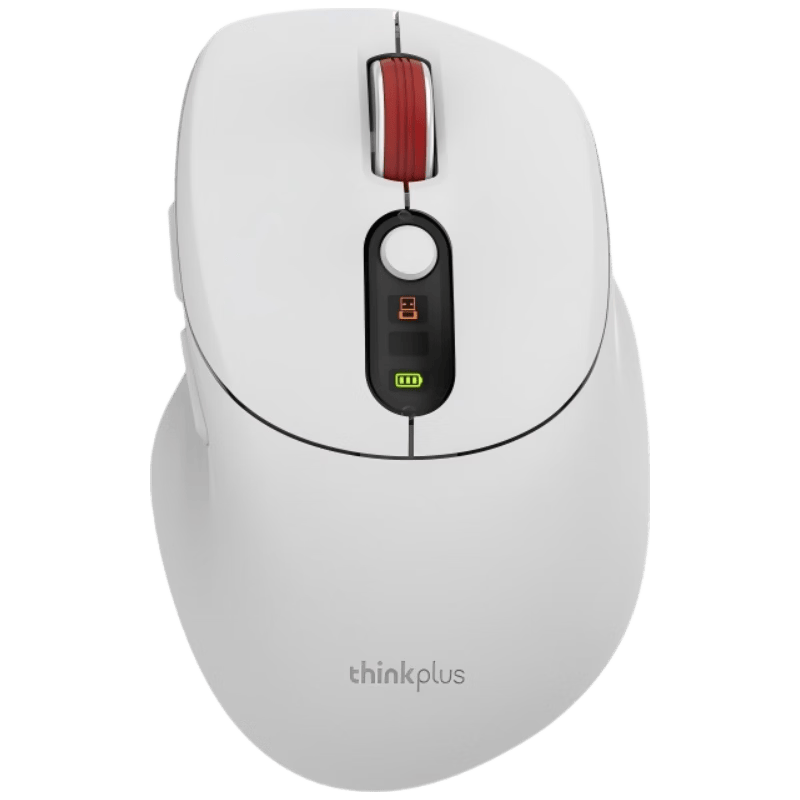 thinkplus M35D 轻音人体工学白色无线鼠标 49.9元 - 86线报