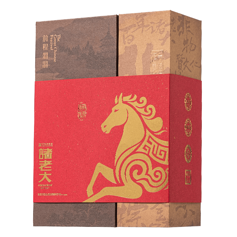 诸老大端午团购高档马年诸事朤朤粽子礼盒B款8粽+4蛋1280g 47.7元 - 线报酷