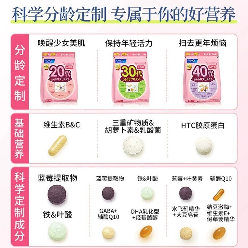 芳珂男士30代综合营养包30包 83.82元 - 86线报