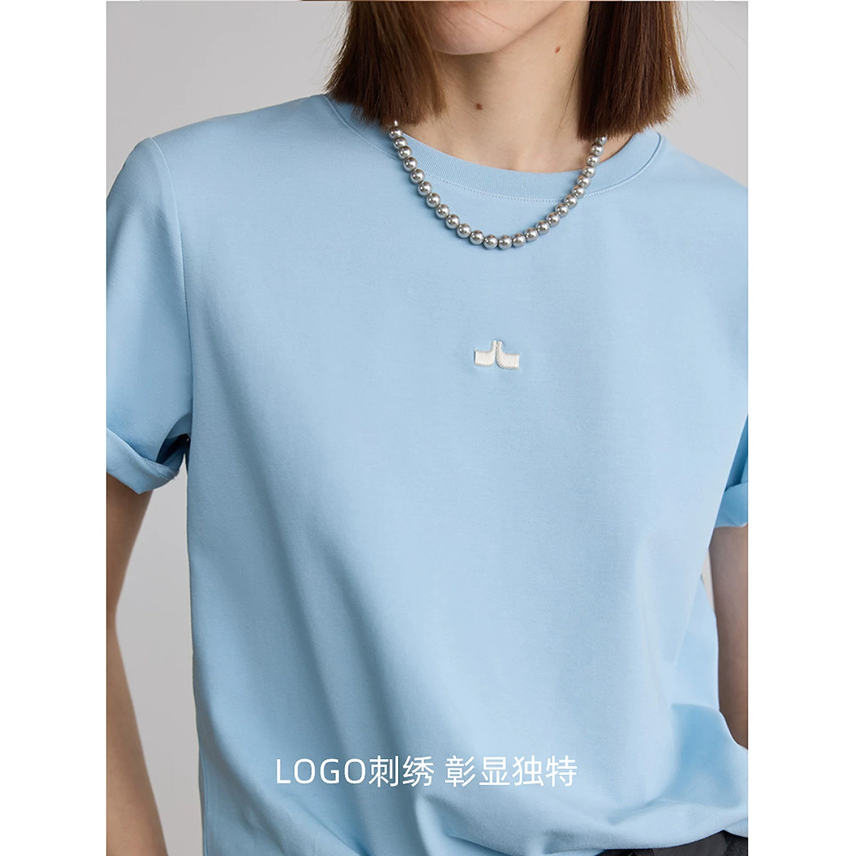 LILY新款女装索罗娜宽松弹力抗菌夏日刺绣圆领流行短袖 94.01元 - 86线报 LILY新款女装索罗娜宽松弹力抗菌夏日刺绣圆领流行短袖 94.01元 - 86线报