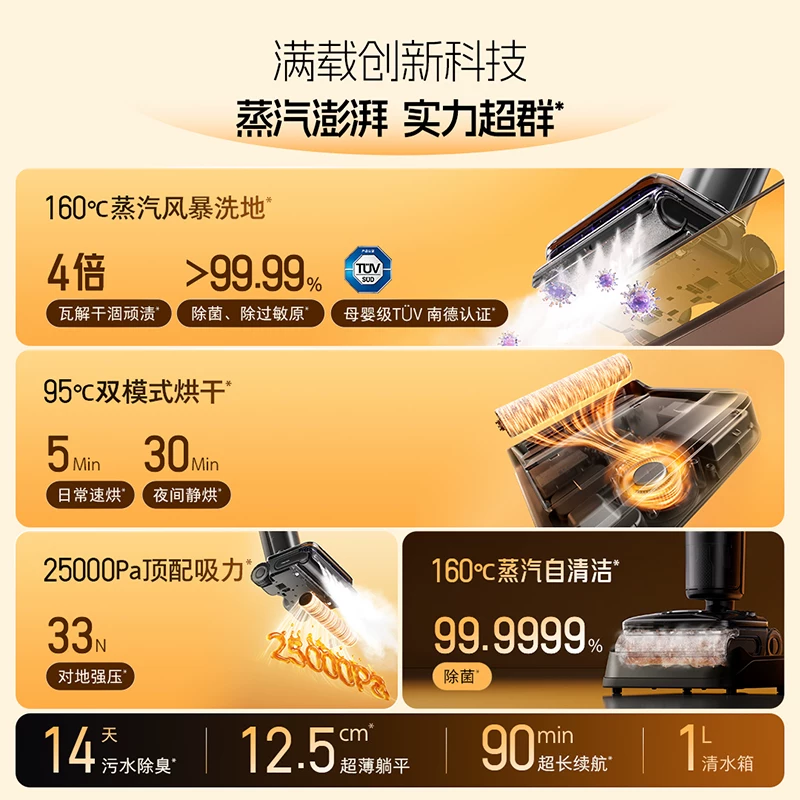 石头A30系列无线洗地机 2899元 - 线报酷