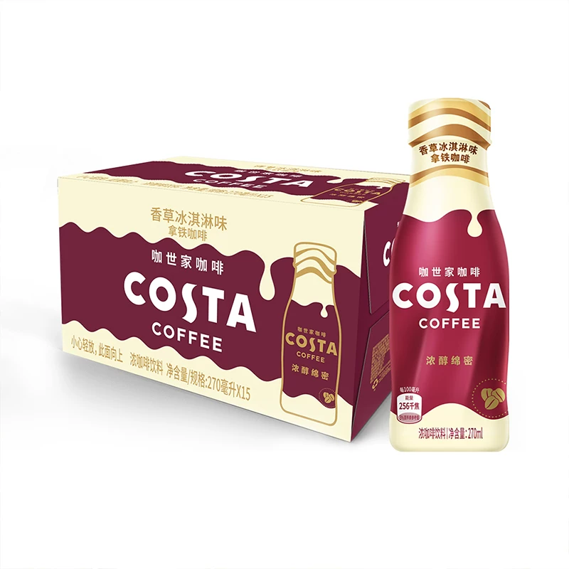 可口可乐COSTA咖世家香草冰淇淋拿铁即饮咖啡270ml*15瓶 31.49元 - 86线报 可口可乐COSTA咖世家香草冰淇淋拿铁即饮咖啡270ml*15瓶 31.49元 - 86线报