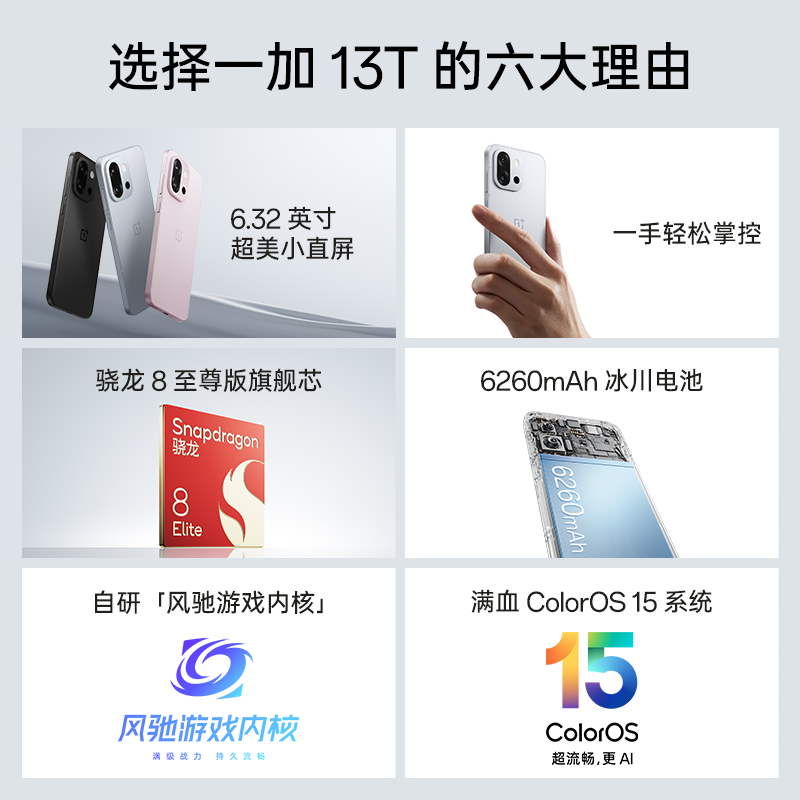 一加13T 5G手机 2032元 - 86线报