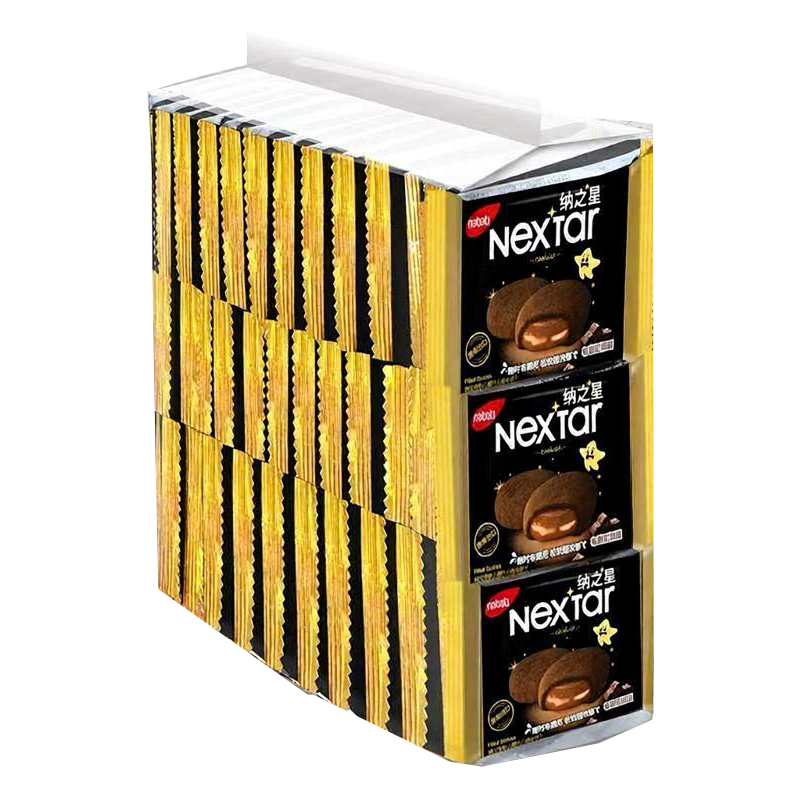 丽芝士Nabati软心趣布朗尼巧克力夹心曲奇饼干500g 27.8元 - 86线报