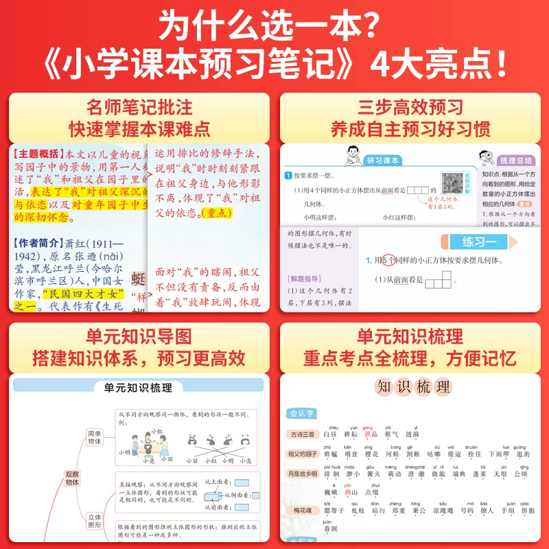 一本小学语文课本预习笔记年级任选 14.4元 - 86线报 一本小学语文课本预习笔记年级任选 14.4元 - 86线报