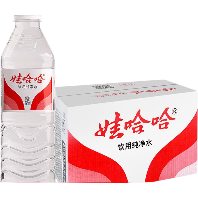 娃哈哈纯净饮用水596ml×24瓶 24.98元 - 86线报