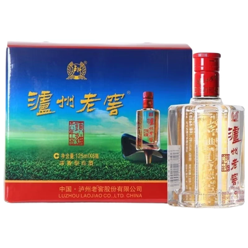 泸州老窖六年窖头曲小酒版52度125ml*6瓶浓香型口粮自饮白酒 68.32元 - 线报酷 泸州老窖六年窖头曲小酒版52度125ml*6瓶浓香型口粮自饮白酒 68.32元 - 线报酷