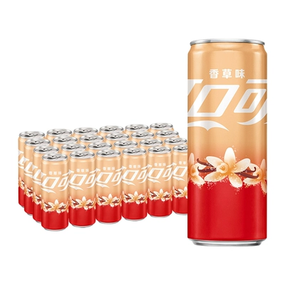 可口可乐香草味碳酸饮料330ml*24罐 70.36元 - 86线报