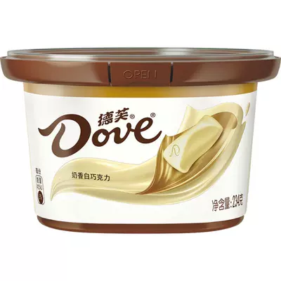 德芙奶香白巧克力234g 18.54元 - 86线报